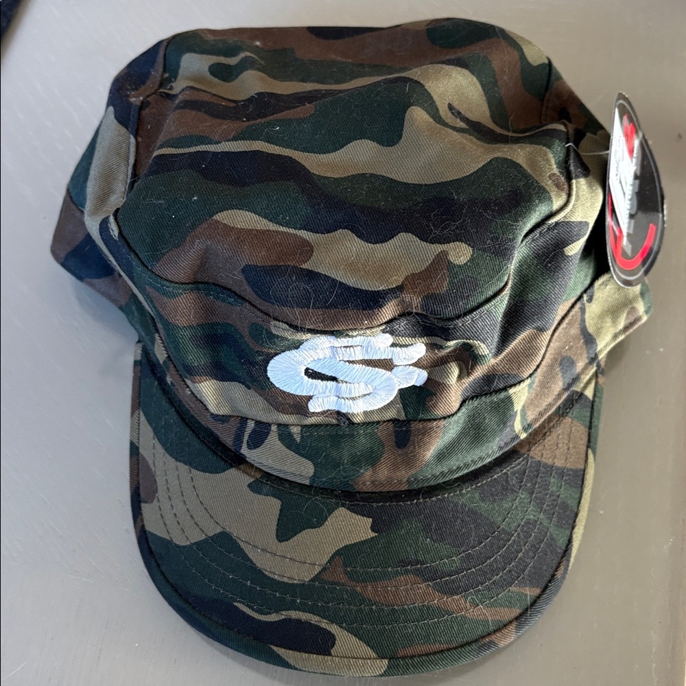 SC stitched Ethos Camo Military-Style Cap – Size L (NWT)
